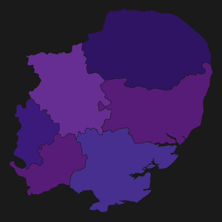 East Anglia Map