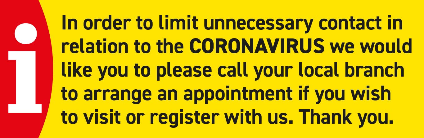Coronavirus notice